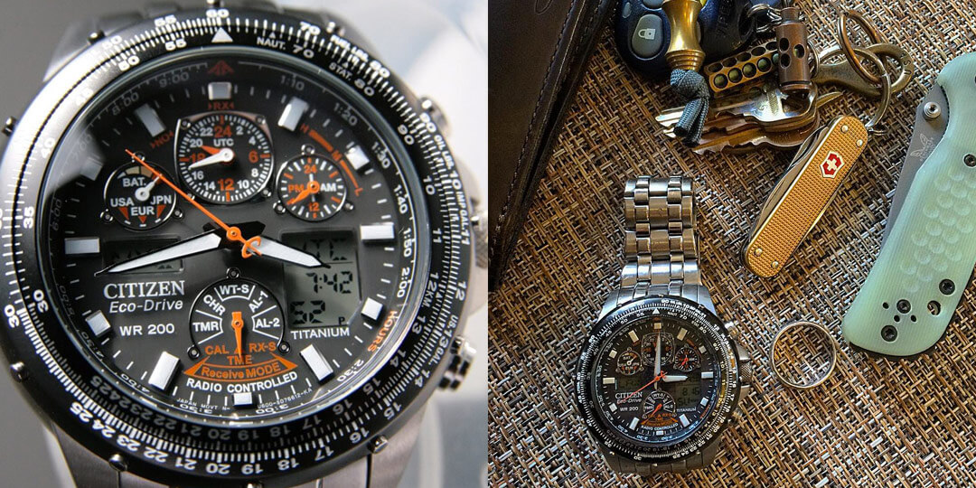 Citizen Skyhawk Titanium GMT