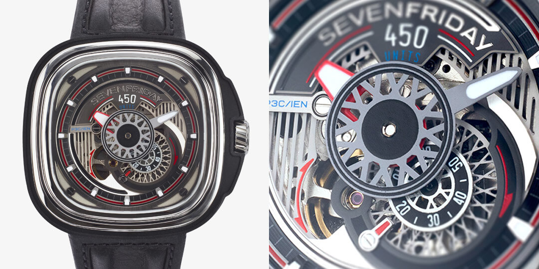 zoom sur la SevenFriday P3C/01