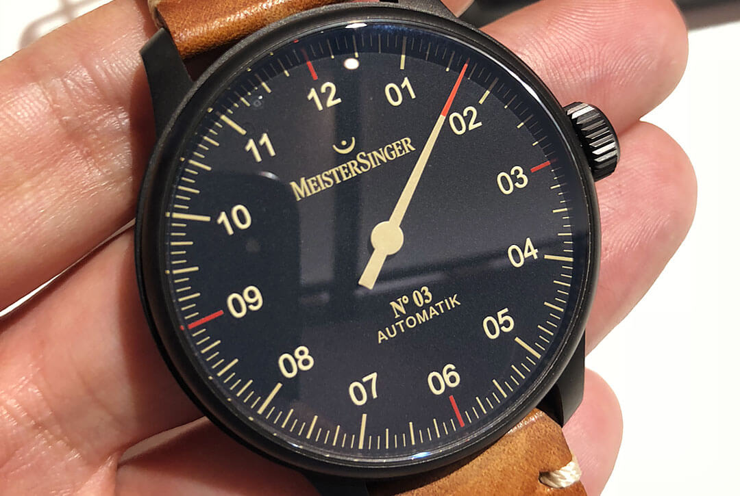 meistersinger N°3 Black Line