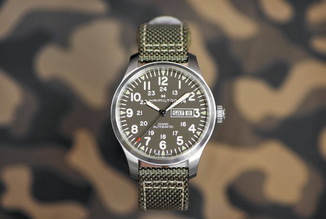 hamilton khaki field camouflage automatique