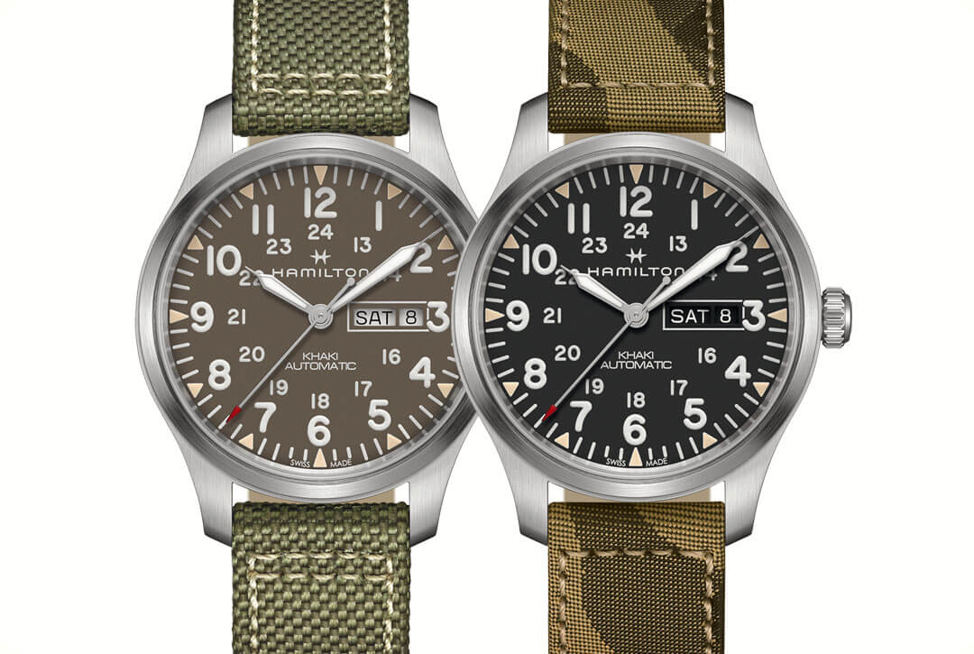 hamilton khaki field camouflage automatique