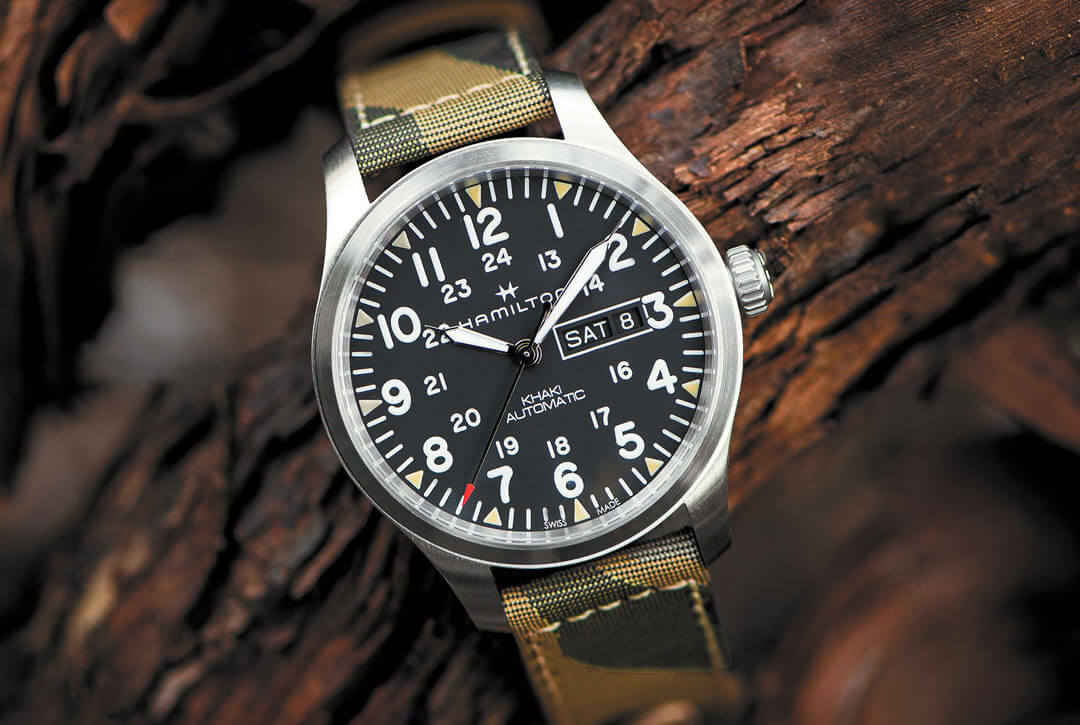 hamilton khaki field camouflage automatique
