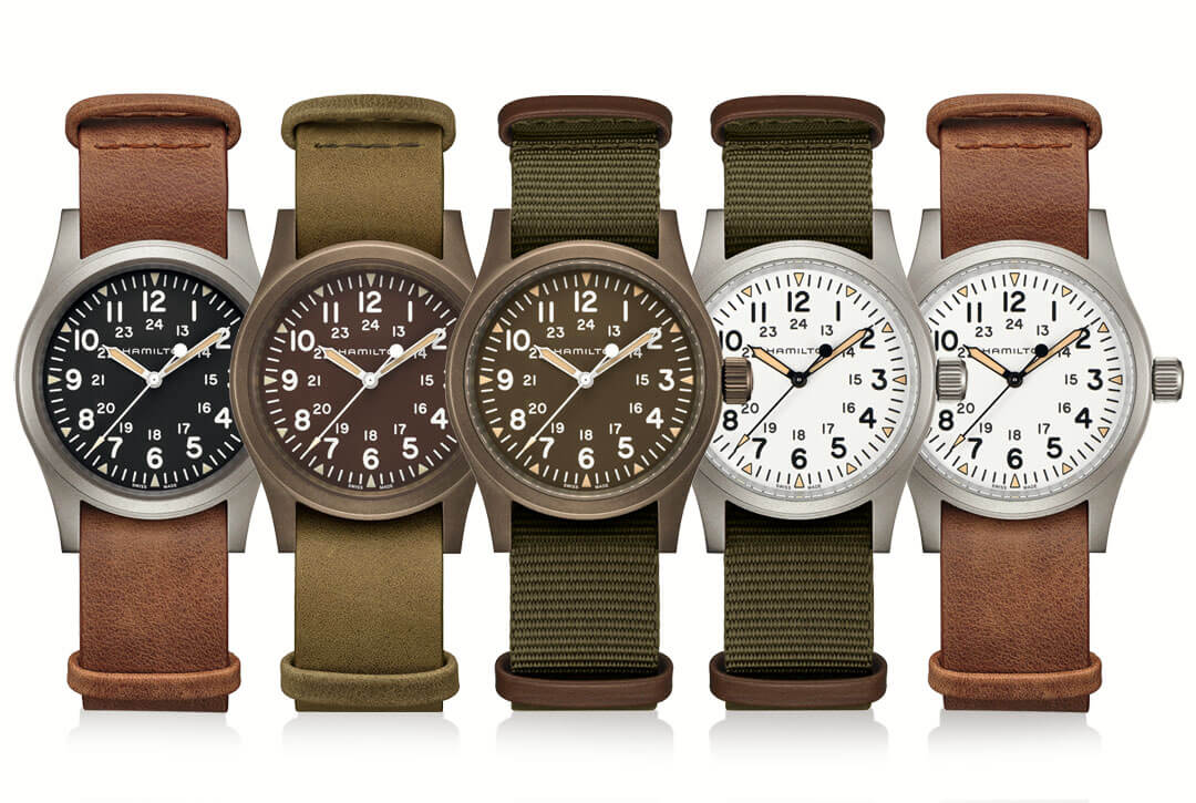 hamilton Khaki Field Mechanical : une nouvelle gamme de couleurs