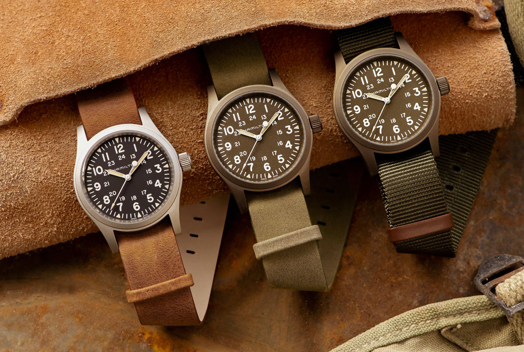 hamilton Khaki Field Mechanical : une nouvelle gamme de couleurs
