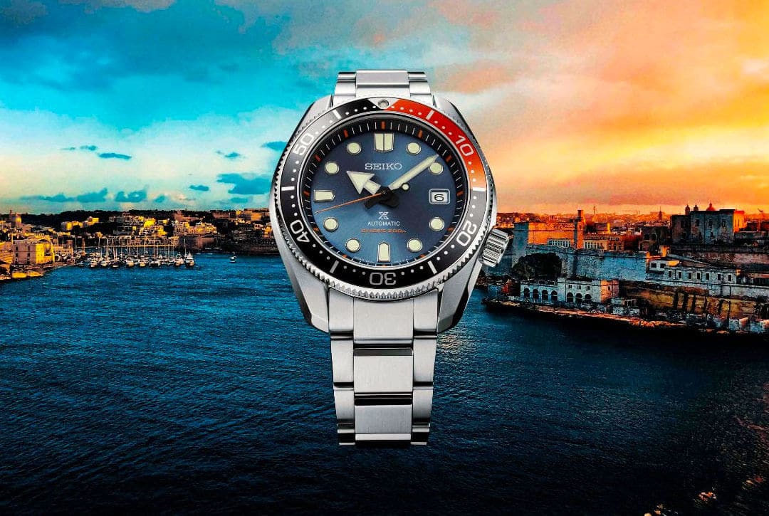 Seiko Twilight Blue : coucher de soleil sur l’Île de Malte