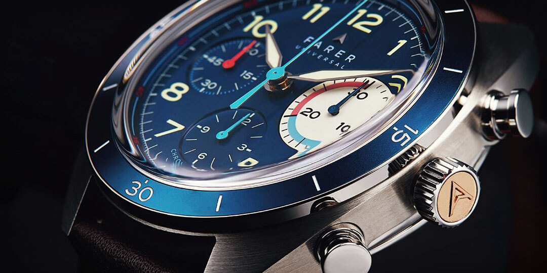 Farer Hand-Wound Chronographs Cresta