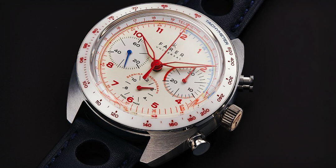 Farer Hand-Wound Chronographs Bernina Le