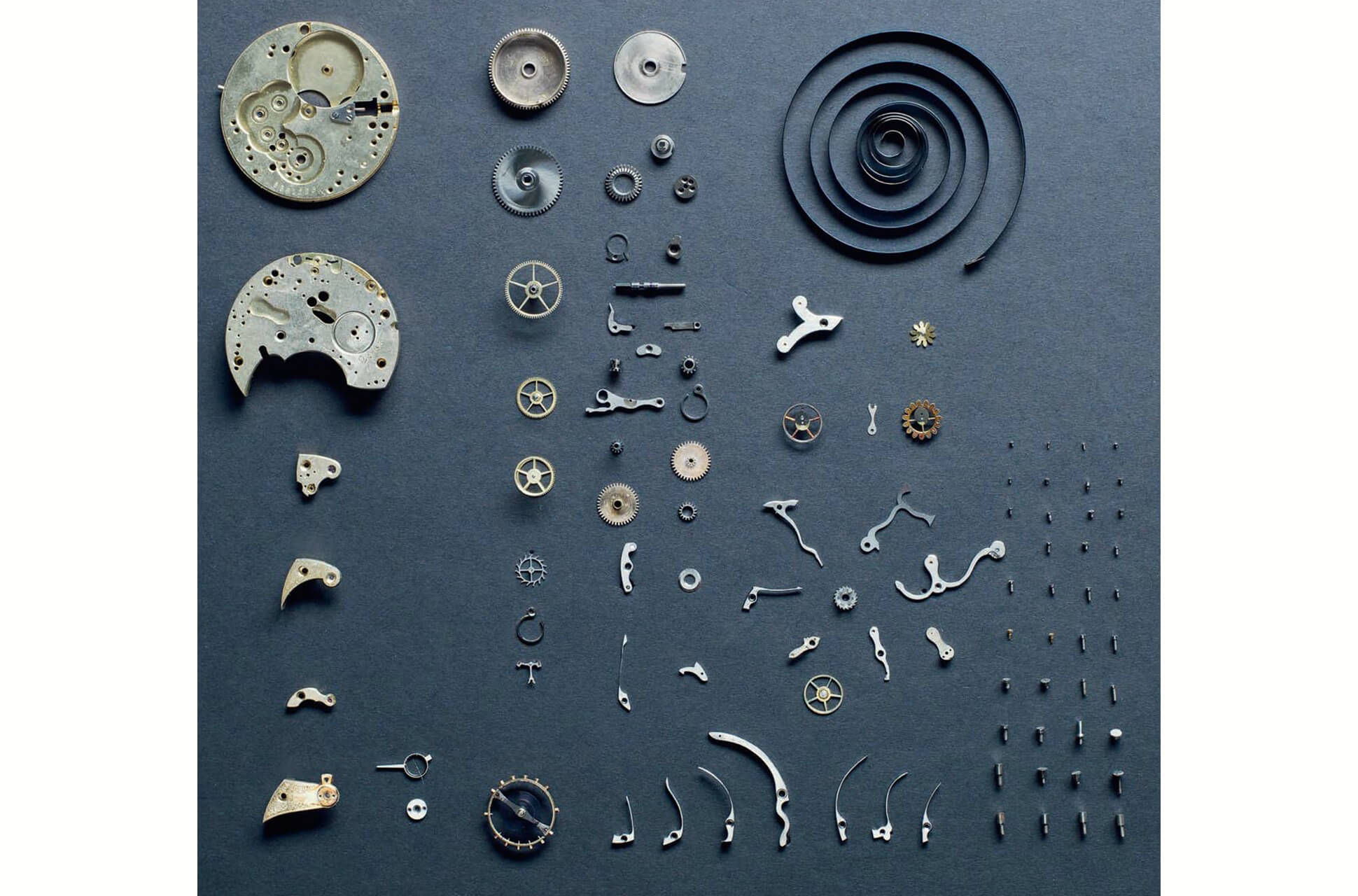Calibre chronographe Omega mis à nu