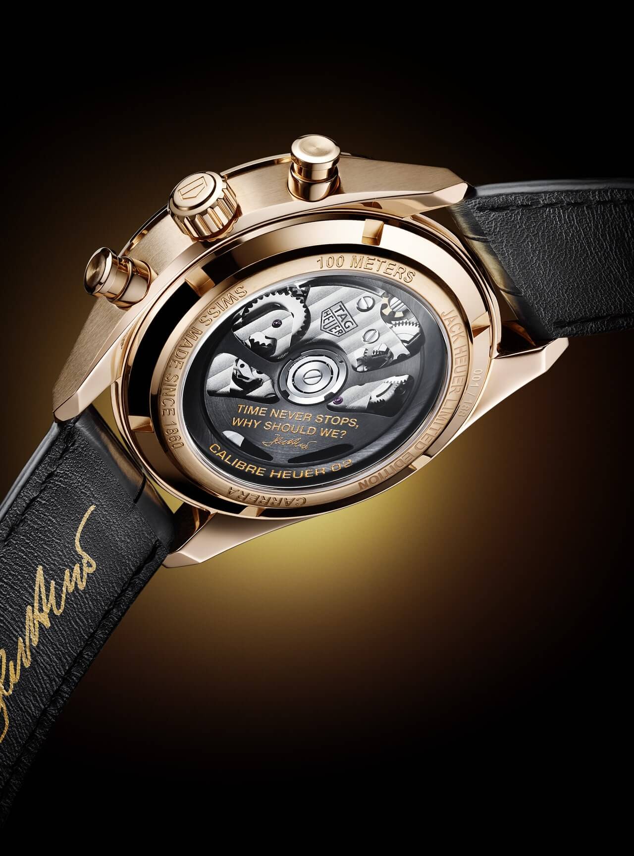 TAG Heuer Carrera Chronograph Jack Heuer Birthday Gold Limited Edition