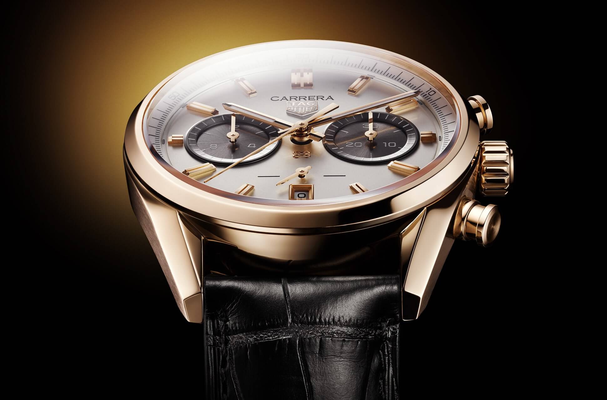 TAG Heuer Carrera Chronograph Jack Heuer Birthday Gold Limited Edition