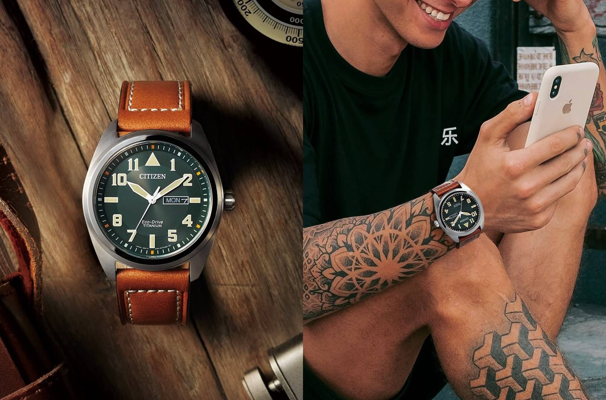 Citizen Super Titanium Eco Drive Trois Aiguilles