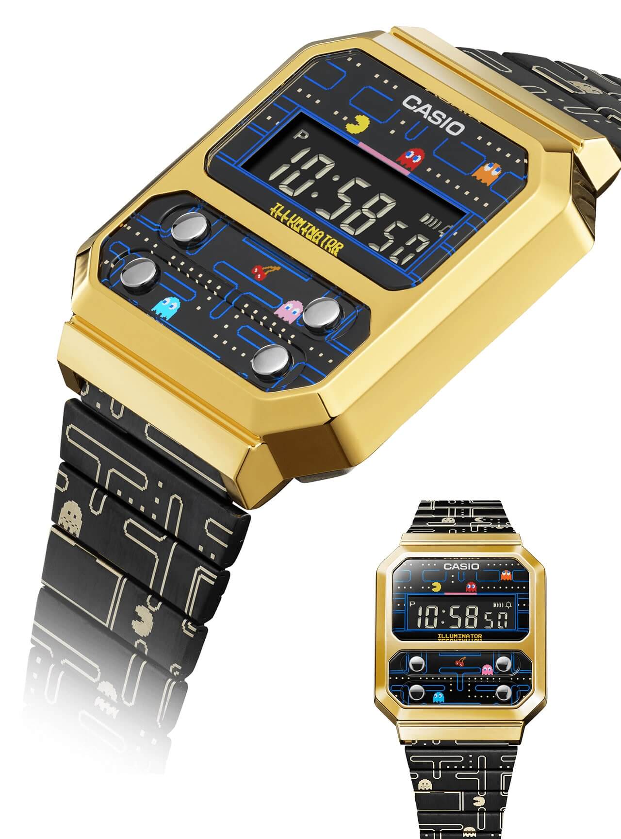 casio pac man a100wepw