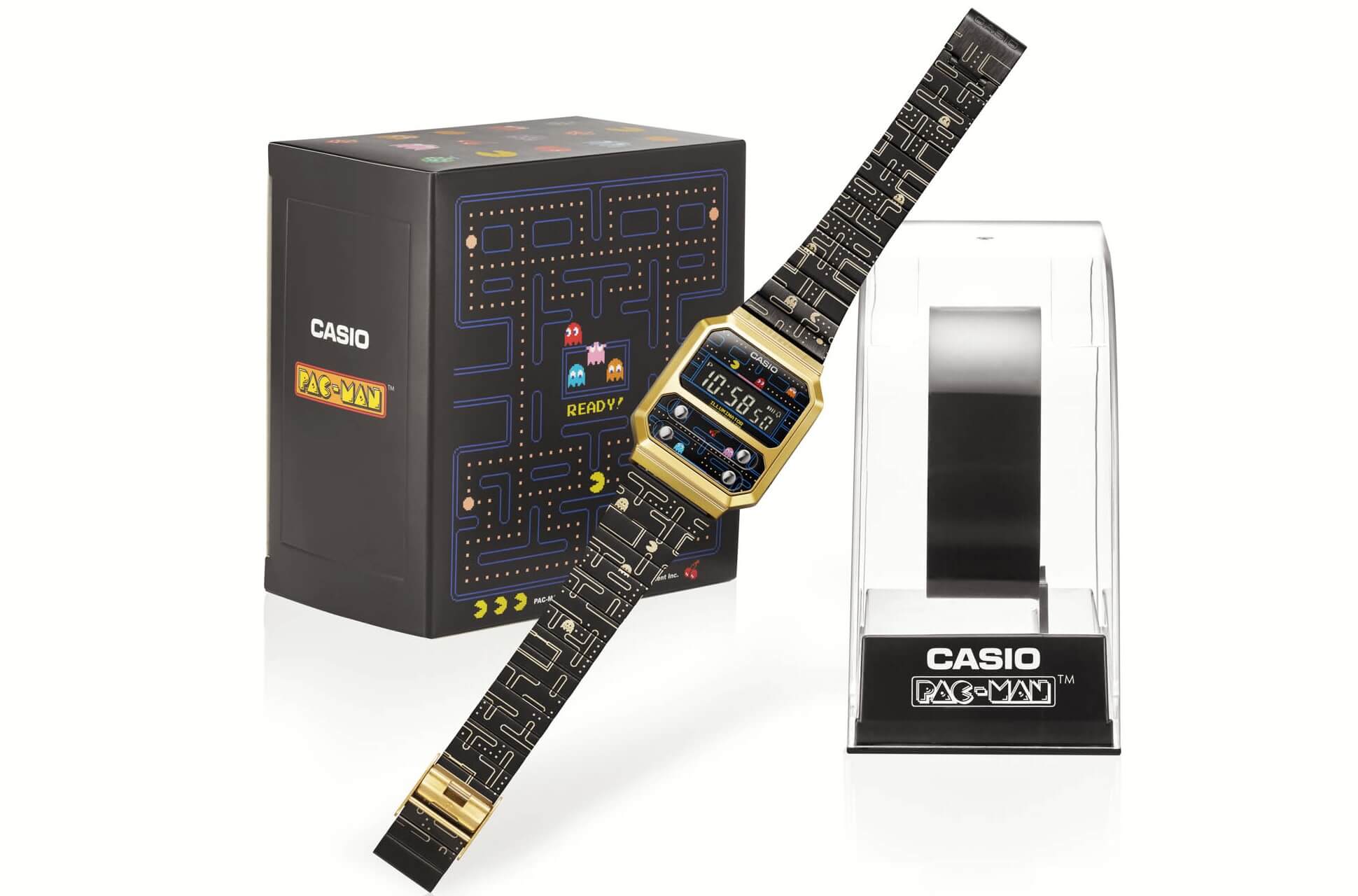 casio pac man a100wepw