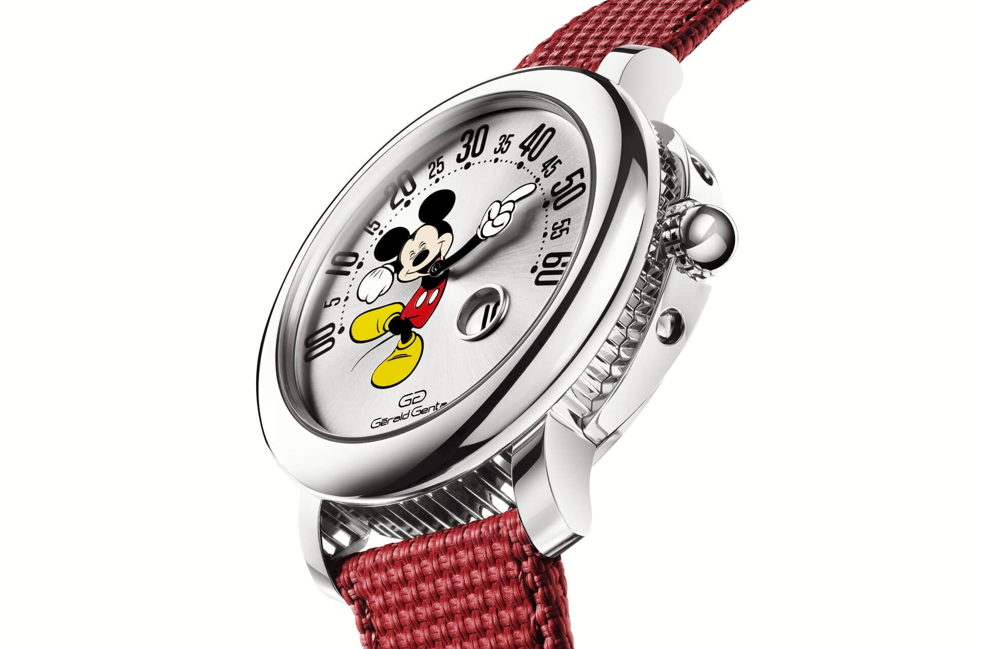 Gerald Genta Arena Retrograde Mickey Mouse