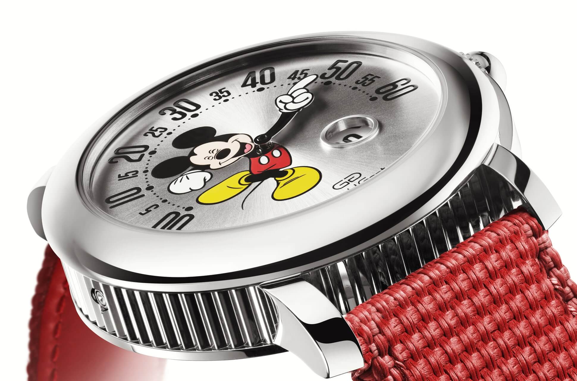 Gerald Genta Arena Retrograde Mickey Mouse
