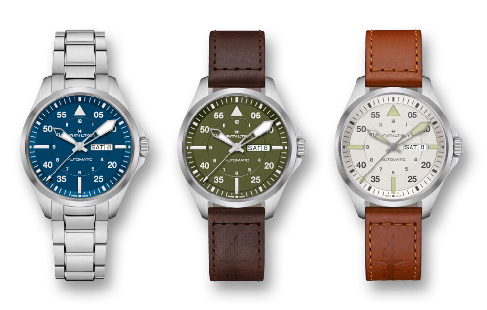 hamilton khaki aviation pilot h64635140 h64635560 h64635550