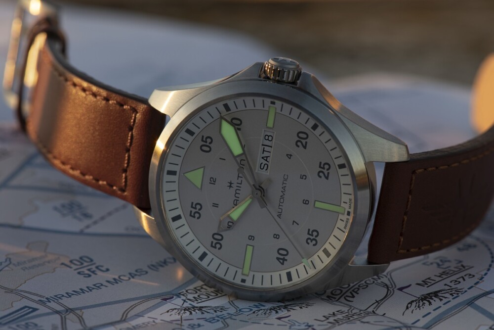 hamilton khaki aviation pilot montre aventure