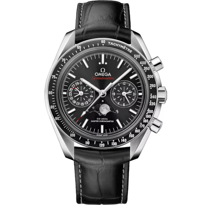 omega speedmaster moonphase co axial master chronometer moonphase chronograph 44 25 mm 30433445201001 c96162 png