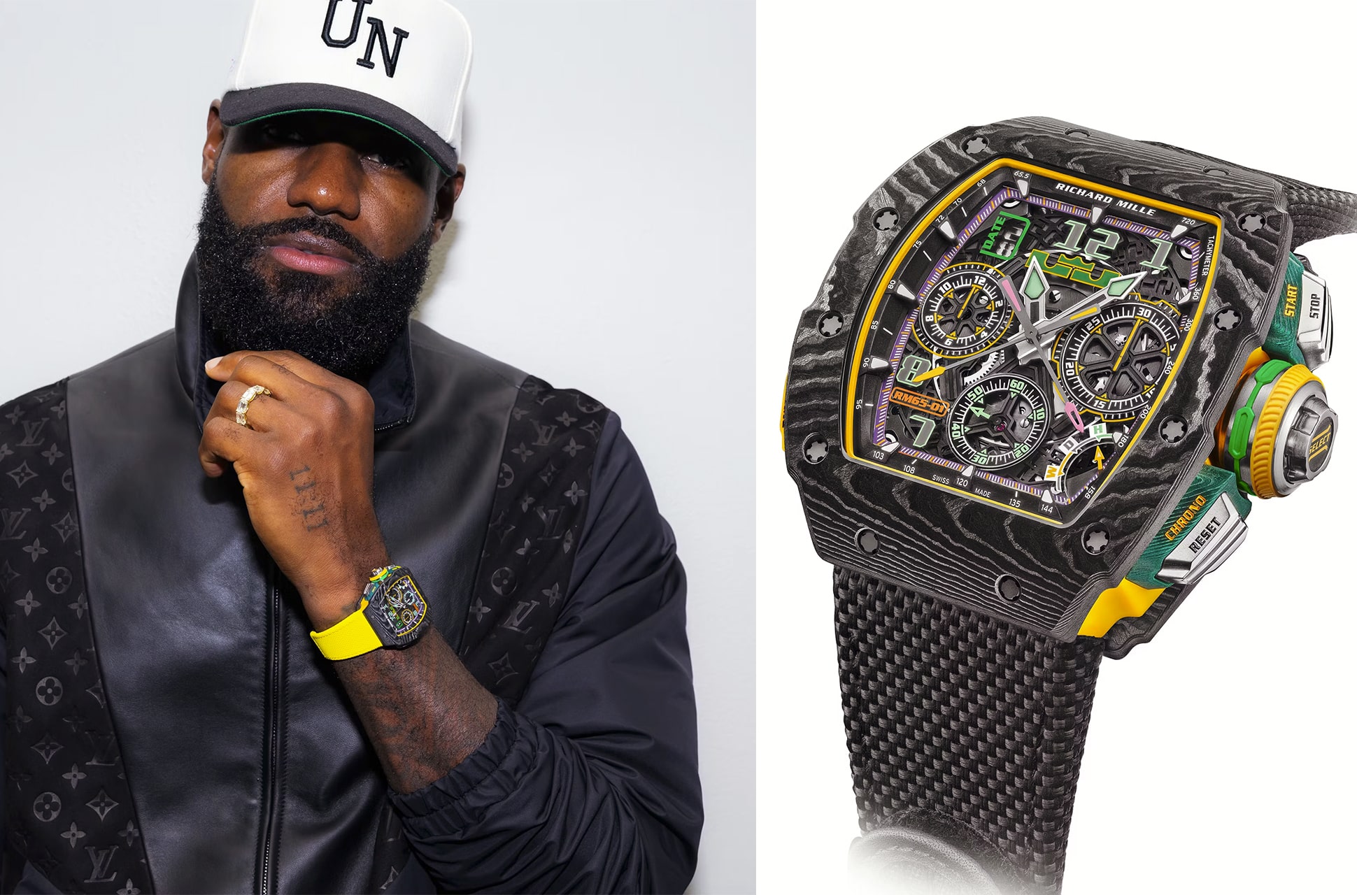 richard mille lebron james une min