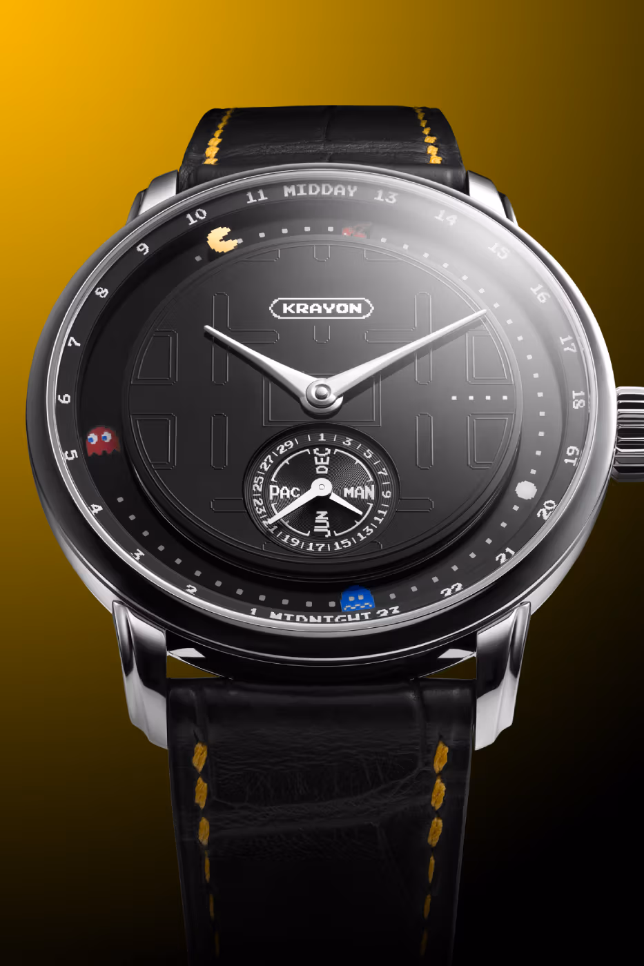krayon pac man watch series collaboration release info 1