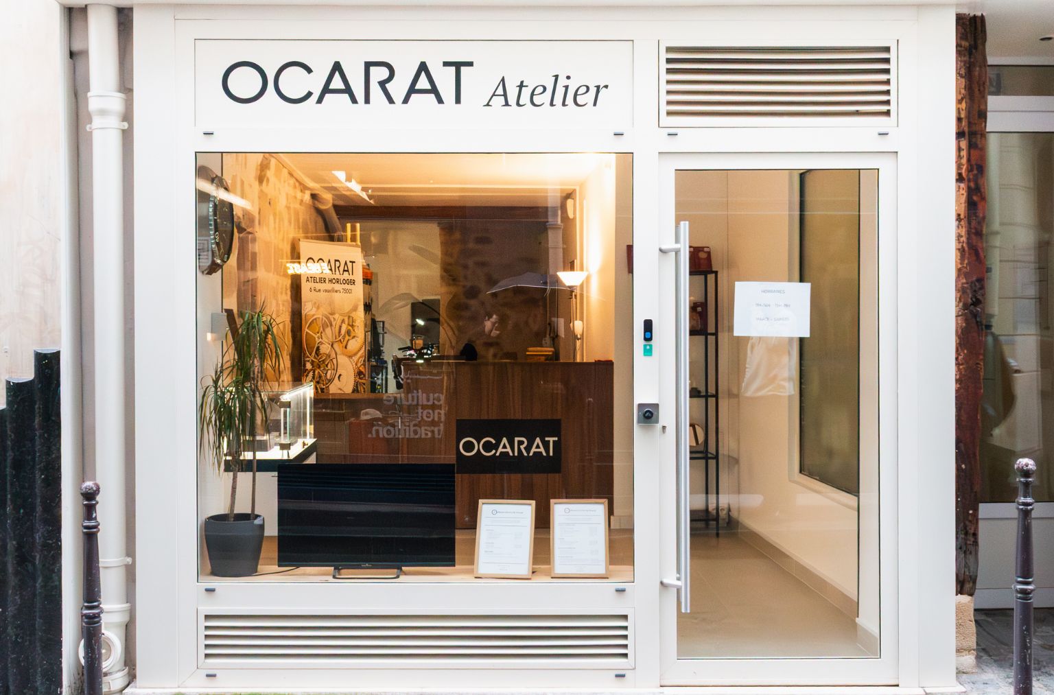 presentation ocarat atelier paris 75001 horloger reparations montres