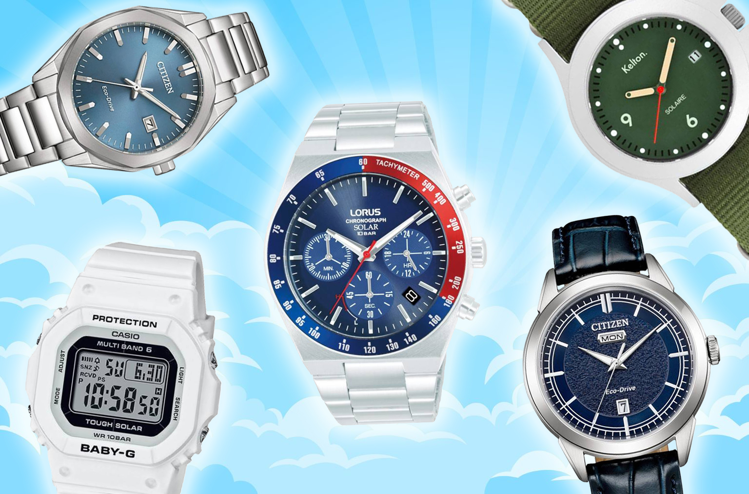 selection 5 montres solaires moins 200 euros pas cheres qualite