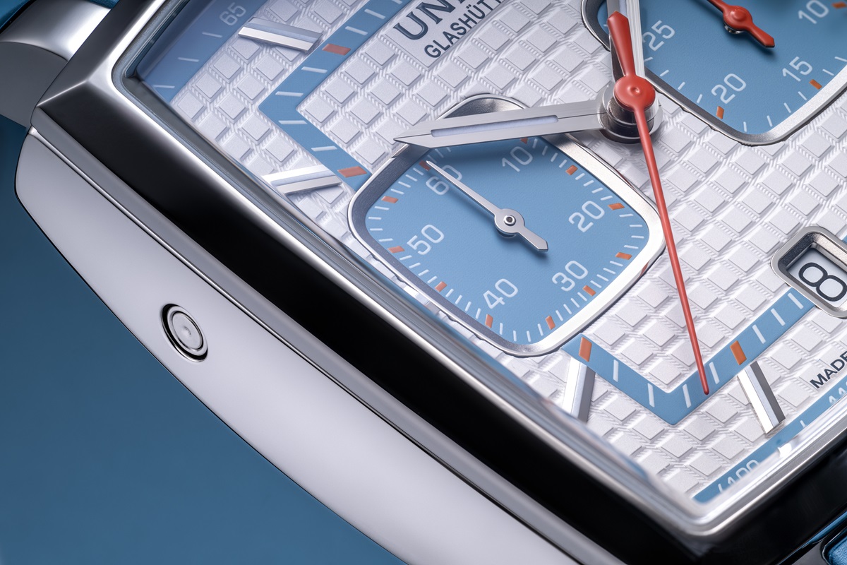 union glashutte averin chronograph details cadran