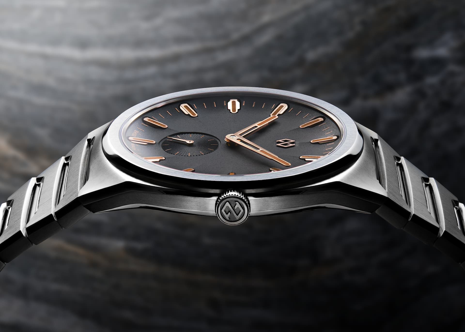formex aria manufacture chronometer 40 mm ardesia grey case profile 1