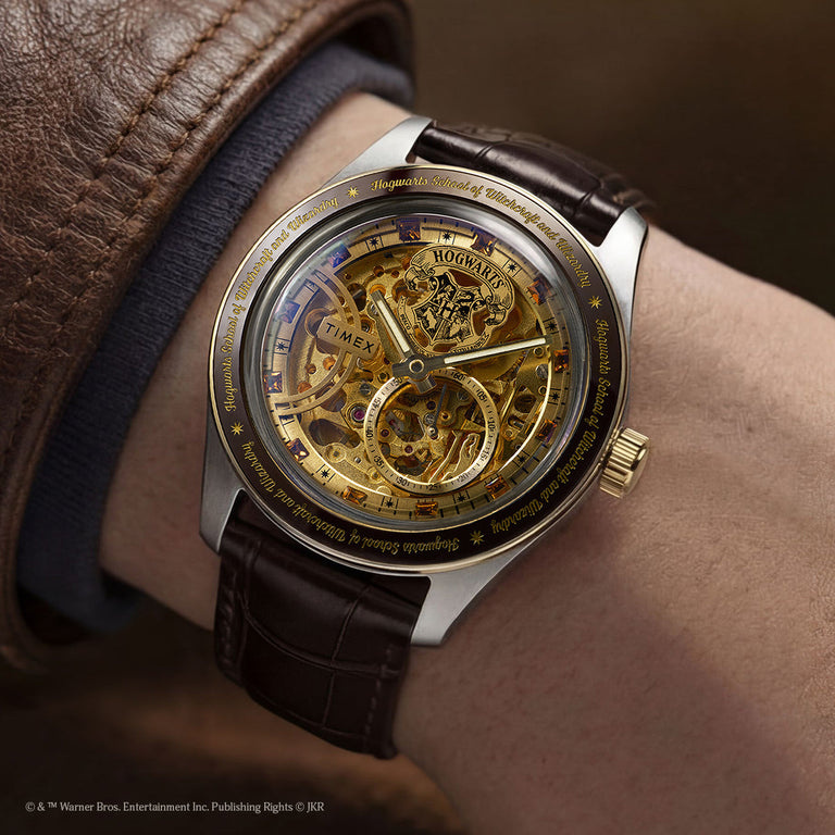 montre timex x harry potter waterbury skeleton automatic