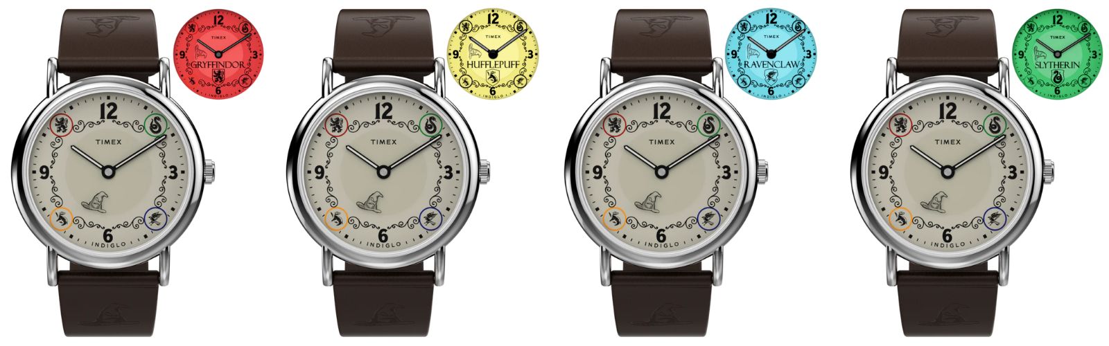 montres timex x harry potter weekender house gryffindor hufflepuff ravenclaw slytherin