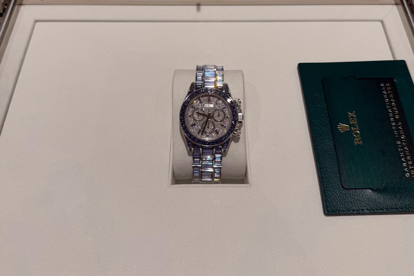 mage 2026 08 15 wrist check rolex drake one of one custom ice gradient daytona celebrate iceman 003