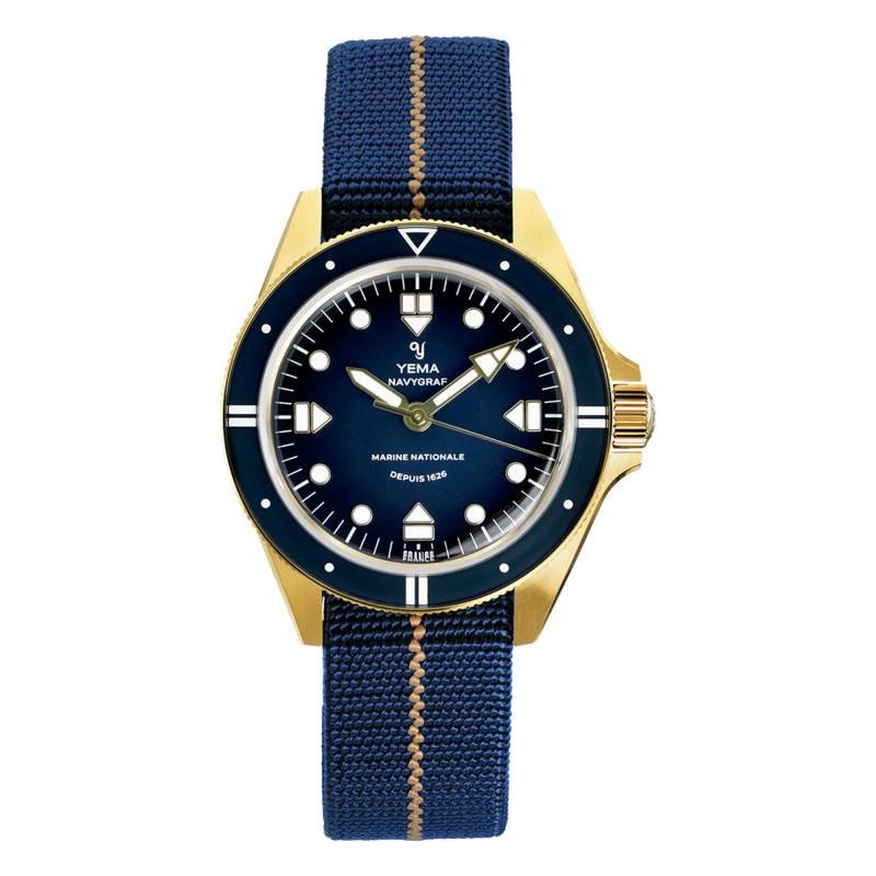 montre yema navygraf marine nationale edition 400 anniversaire ymhf1591mn gg
