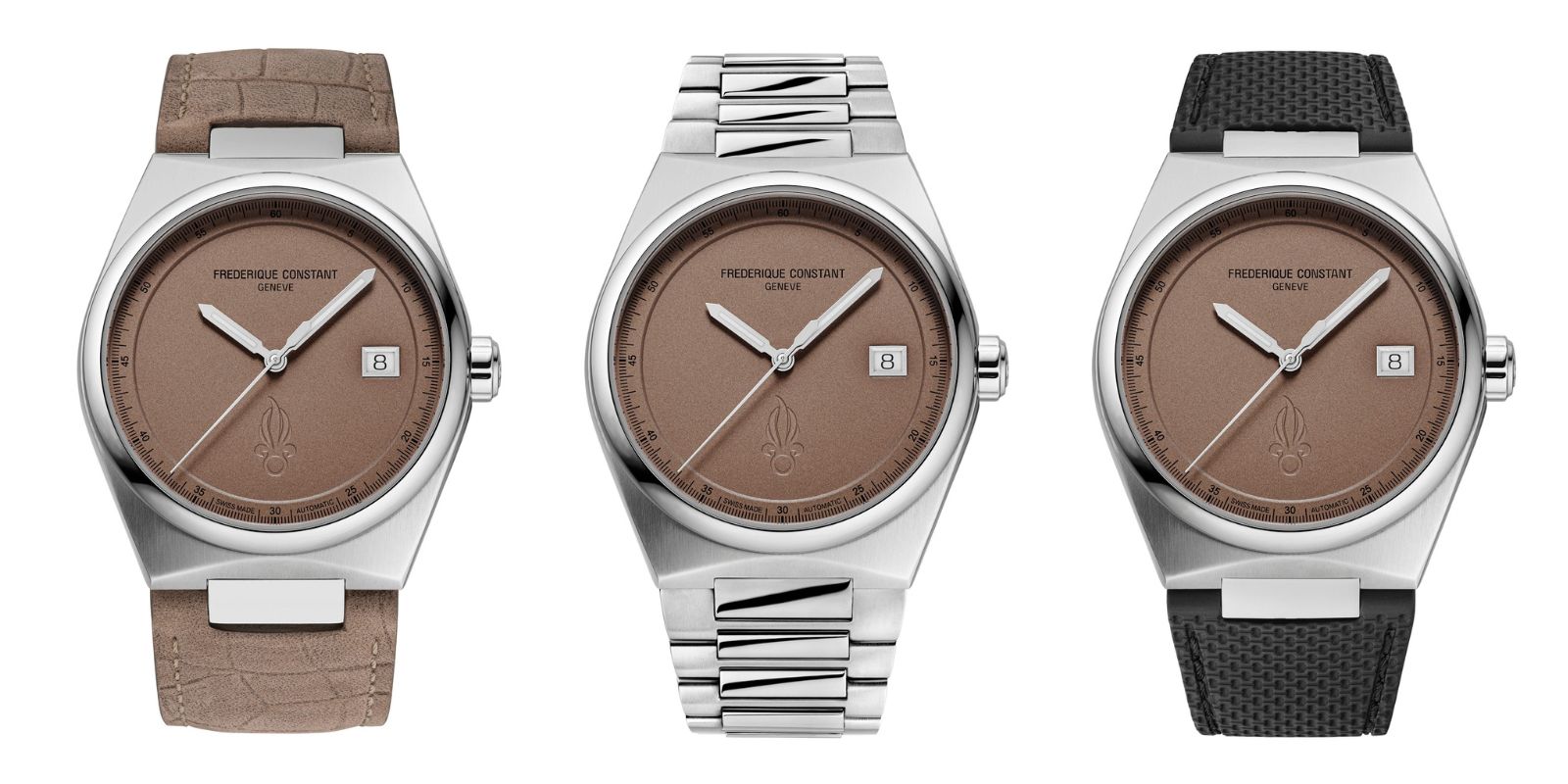 bracelets montre frederique constant highlife automatic x legion etrangere fc 303lbr3nh26
