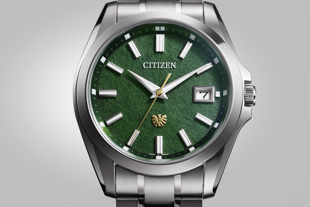details cadran papier washi the citizen 50eme anniversaire aq4091 56w