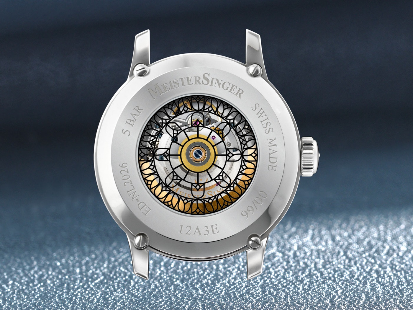 fond de boite montre meistersinger nl edition 2026 tulipe