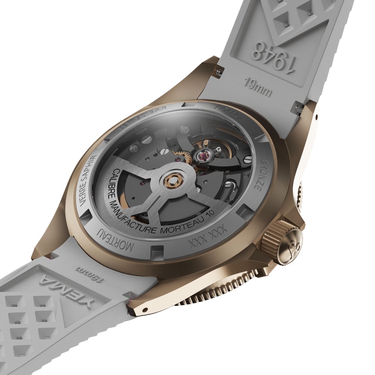 yema superman bronze mouvement automatique manufacture cmm10