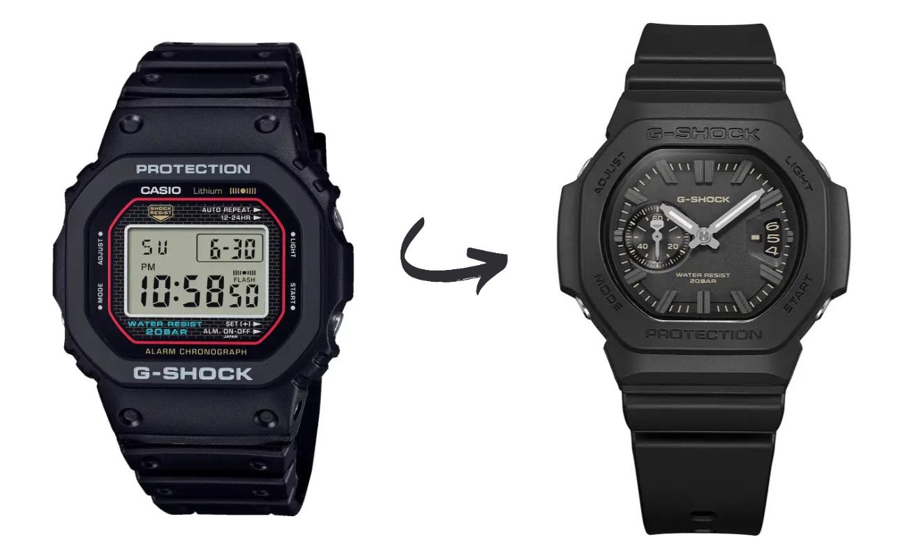 casio g shock dw 5000 vs gac 2500