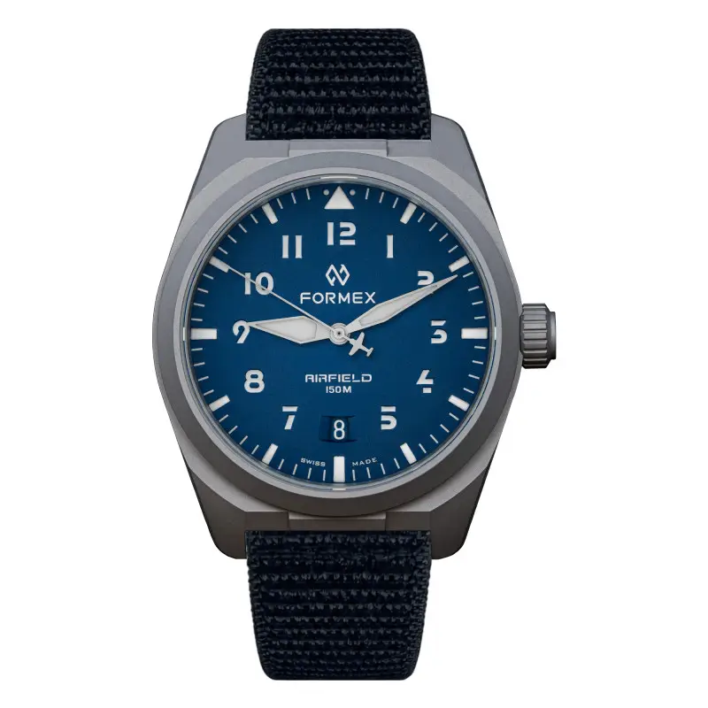 montre airfield automatic 40 mm horizon blue 066116536 formex