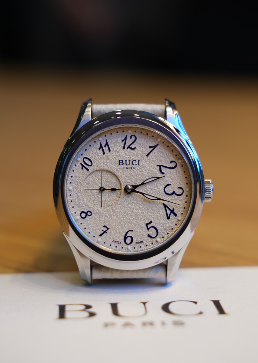 montre buci paris nouvelle texture cadran