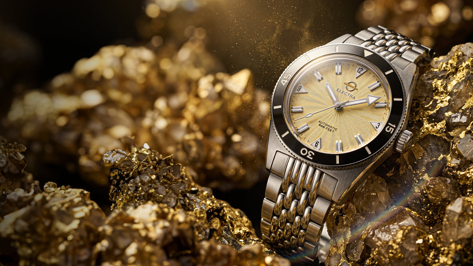 montre electra dare devil diver electrum