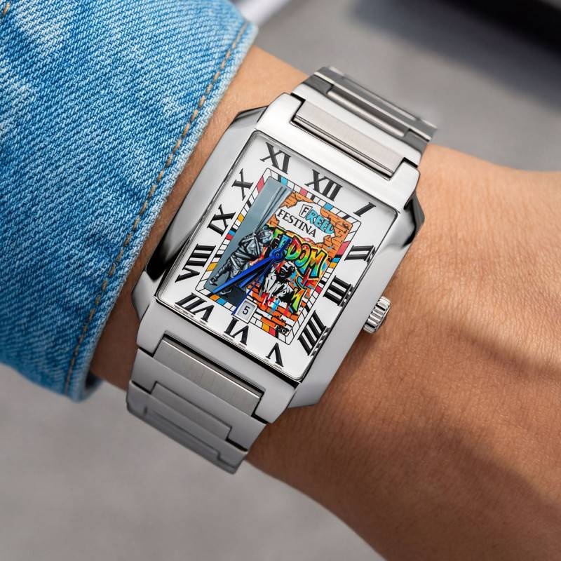 montre festina on the square x ifl watches au poignet