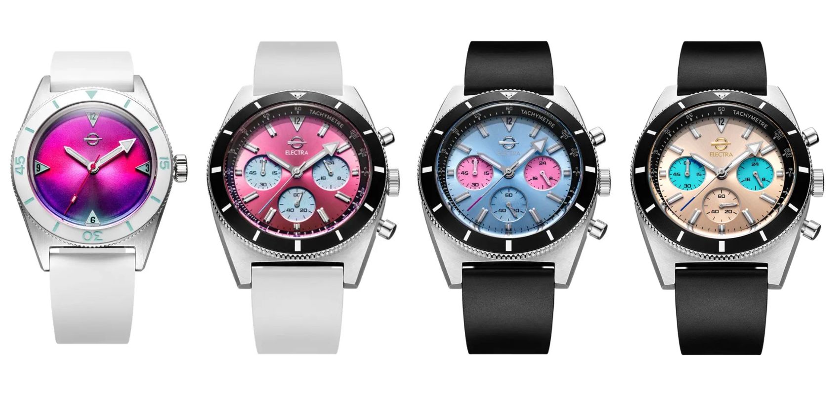 montres electra devil diver miami sunset meca electra miami reverse miami golden sand