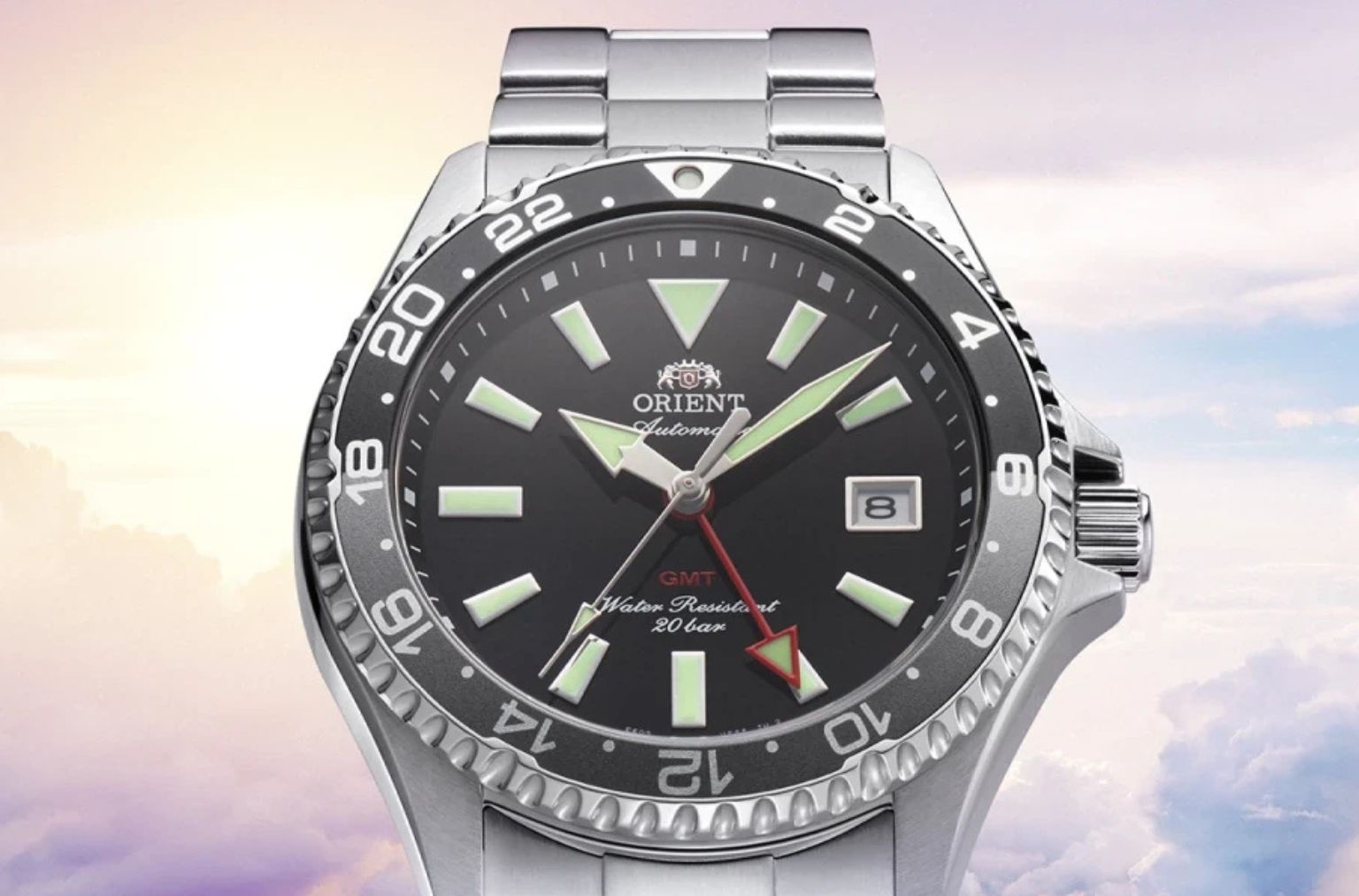 presentation montres orient mako gmt