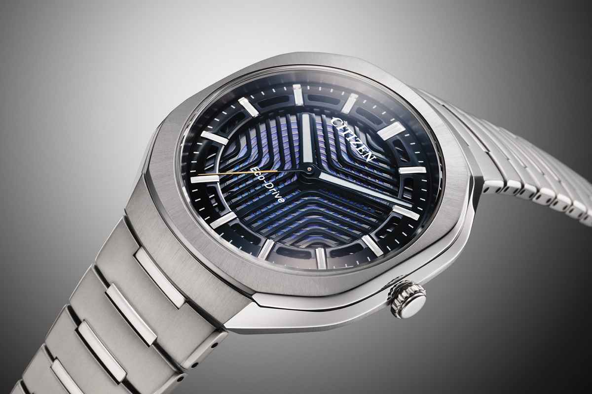 vue detaillee cadran citizen eco drive photon 50 eme anniversaire